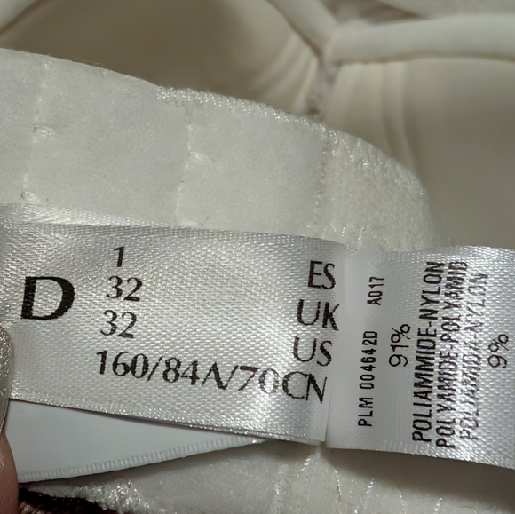 La Perla | White Floral Lace Balconette Bra Padded Underwire 32D - Picture 4 of 14